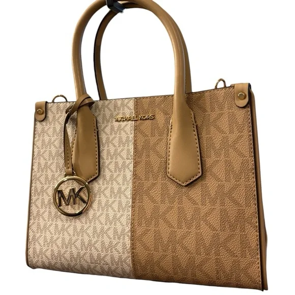 Michael Kors Maple Medium Messenger Crossbody Purse Satchel Women Bag NEW $298
